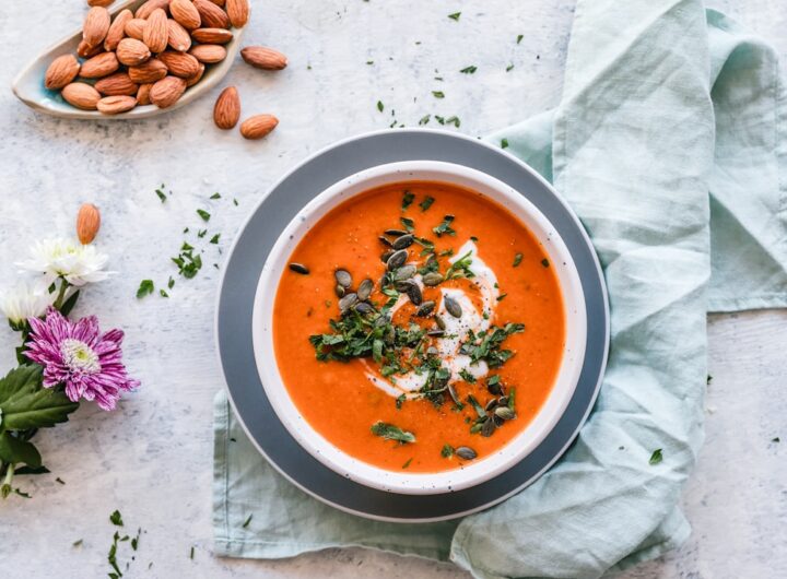 Photo cream vegetable soup