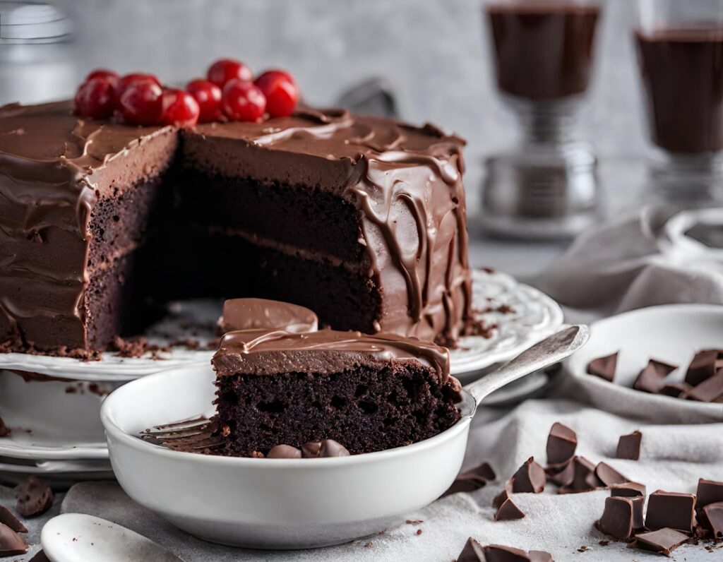 Photo chocolate dessert under 200 calories