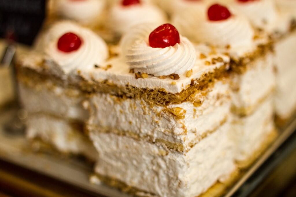 Photo cream cakes