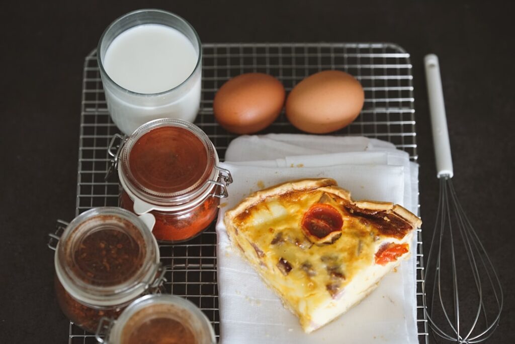 Photo eggs in pastry
