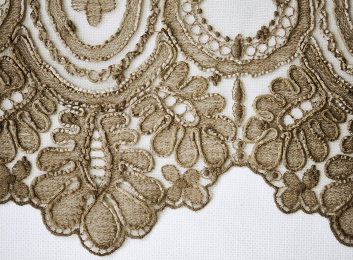 Photo edible lace for wedding cakes