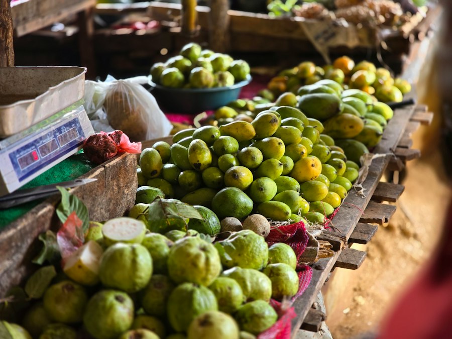 weighing ingredients