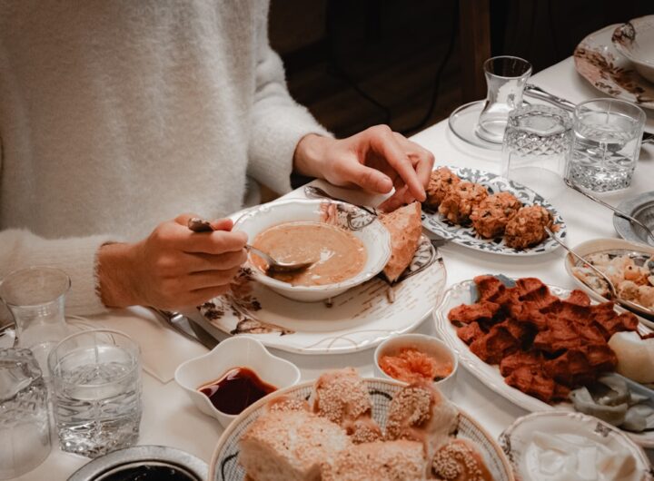 Photo restaurant for family dinner