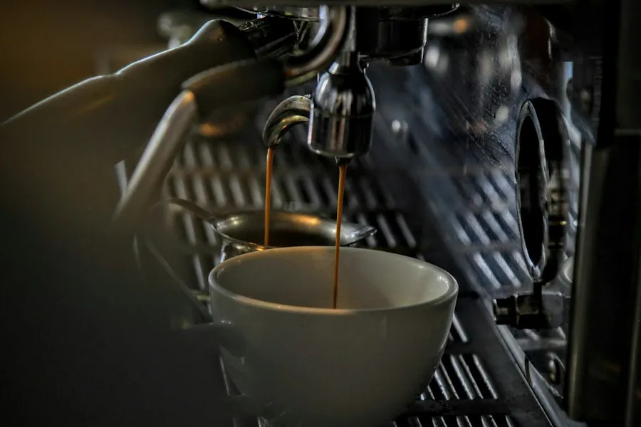 Photo espresso preparation guide