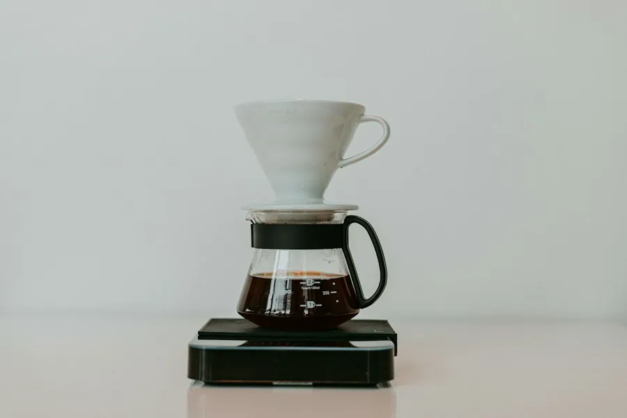 Photo filter coffee brewing guide